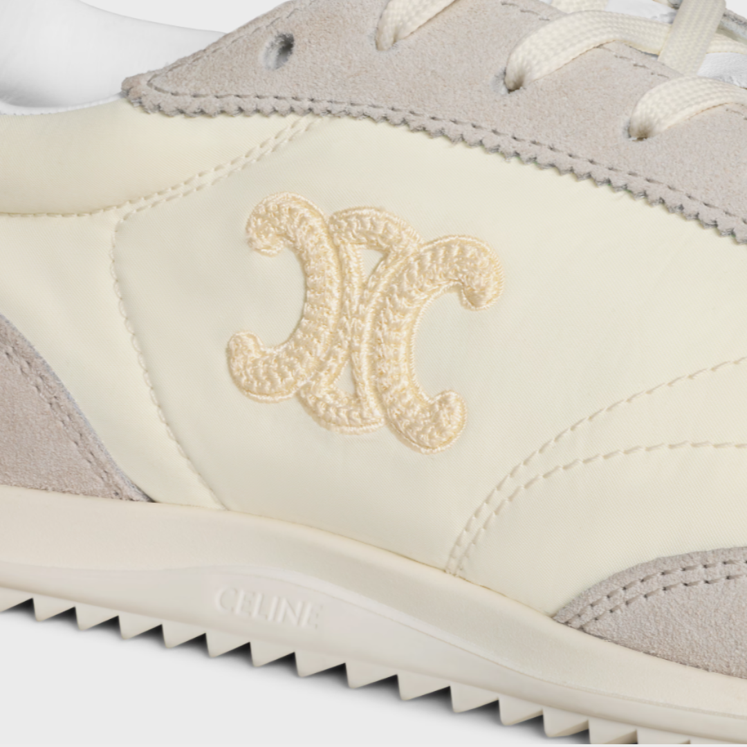 CELINE Racer Low-Top Sneakers Vanilla